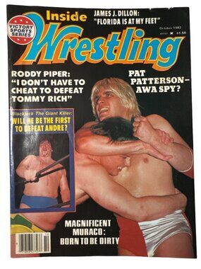 Inside Wrestling Magazine WWE Patterson Piper Hulk Hogan Muraco Oct 1983 Victory